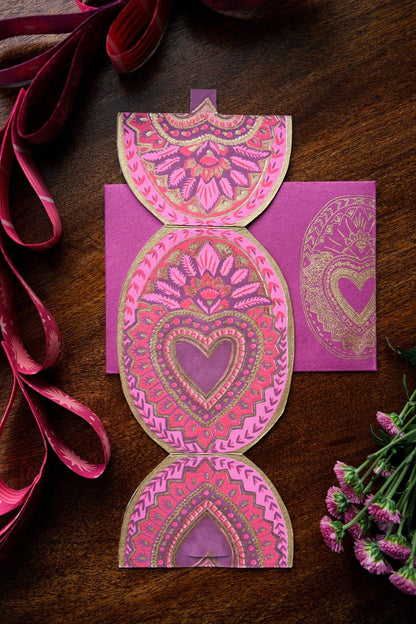 Heart Of Feathers Greeting Card