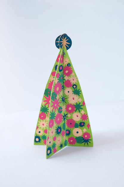 STAR TREE GREETING CARD