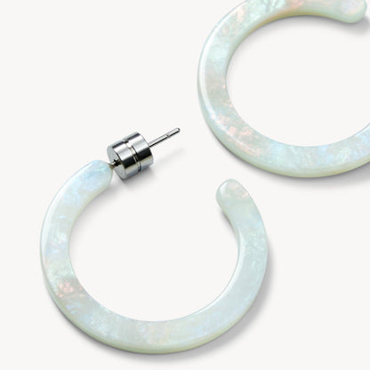 Mini Hoops in Astral Mint