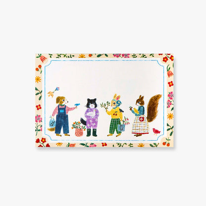 Postcard Set - Little Fluffy Friends