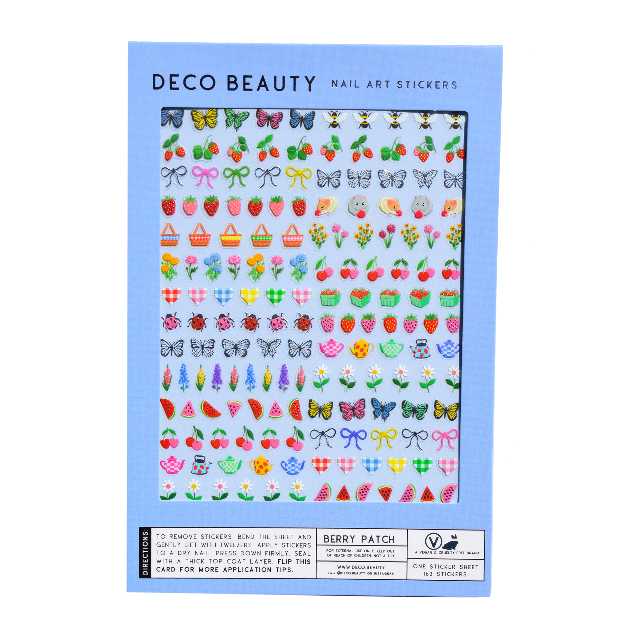 Nail Art Stickers - BERRY PATCH