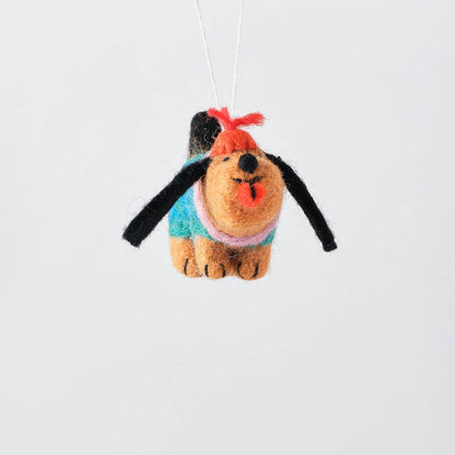 Wiener Dog Felt Ornament