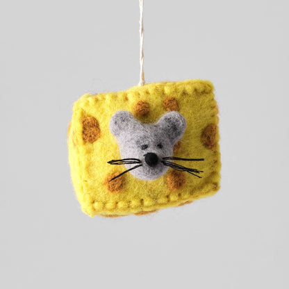 Mouse Felt Ornament
