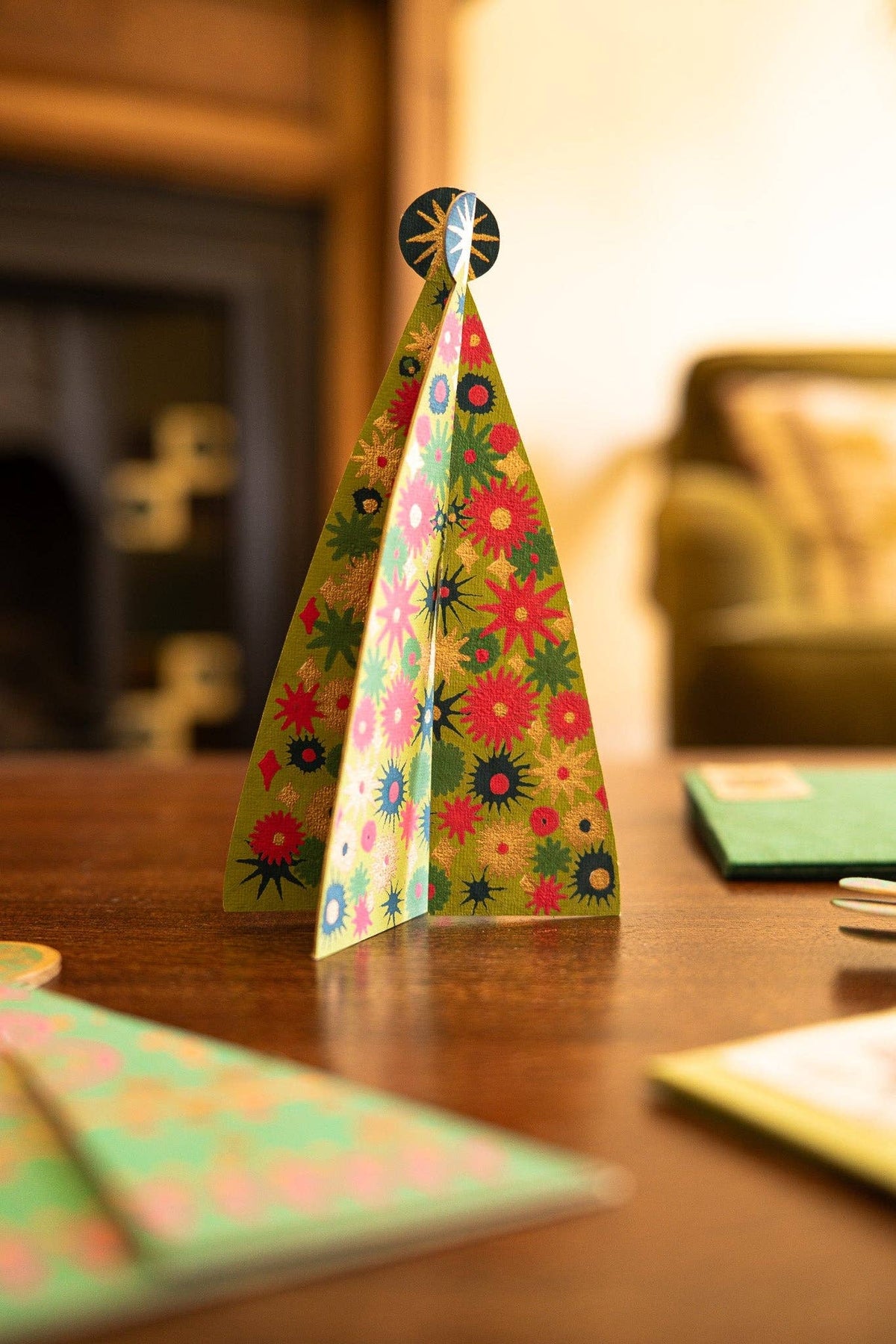 STAR TREE GREETING CARD