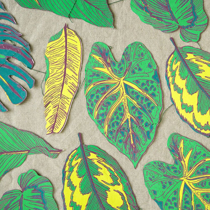 Leaves Sewn Garland