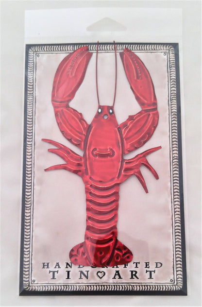 Tin Lobster Ornament