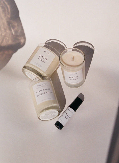 Palo Santo &amp; Desert Rose Candle / Available in Multiple Sizes