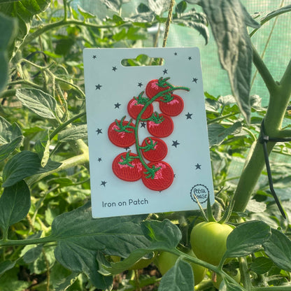 Tomato Embroidered Iron On Patch