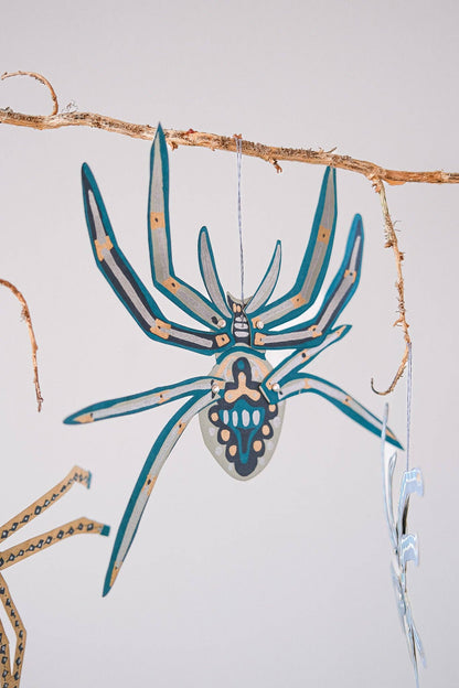 Hanging Spider Paper Ornaments