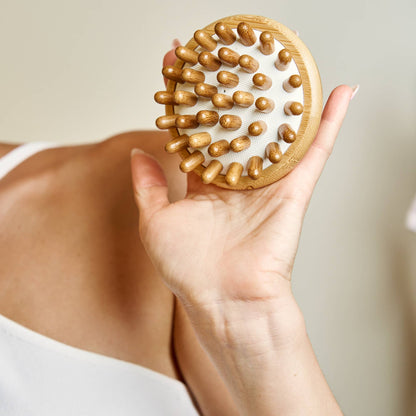 Bamboo Stimulating Scalp Massager