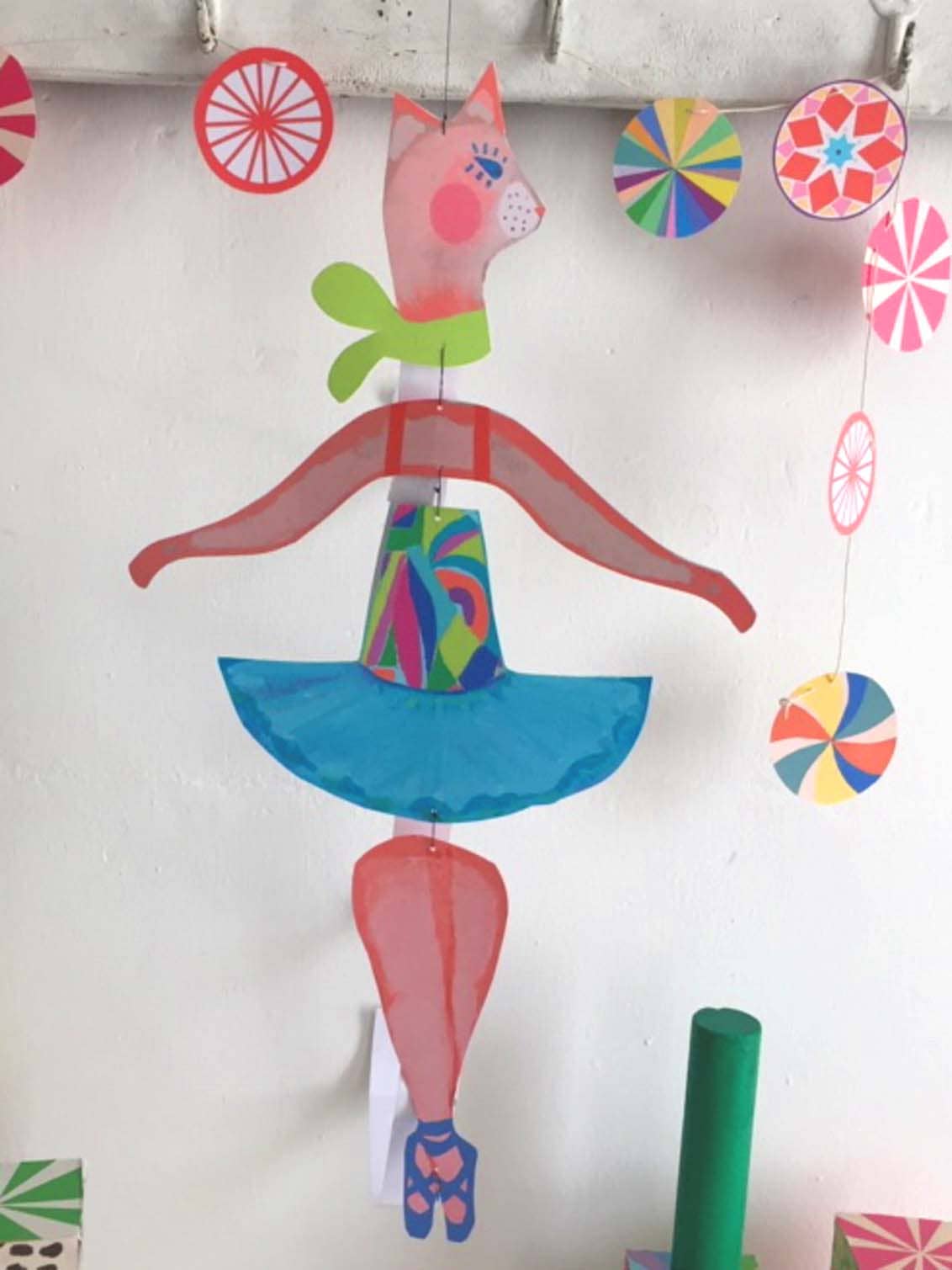 Cat Ballerina Nursery Mobile