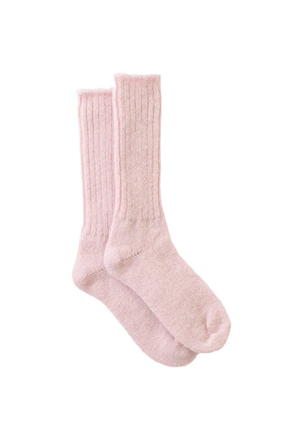 Mohair Socks Pink