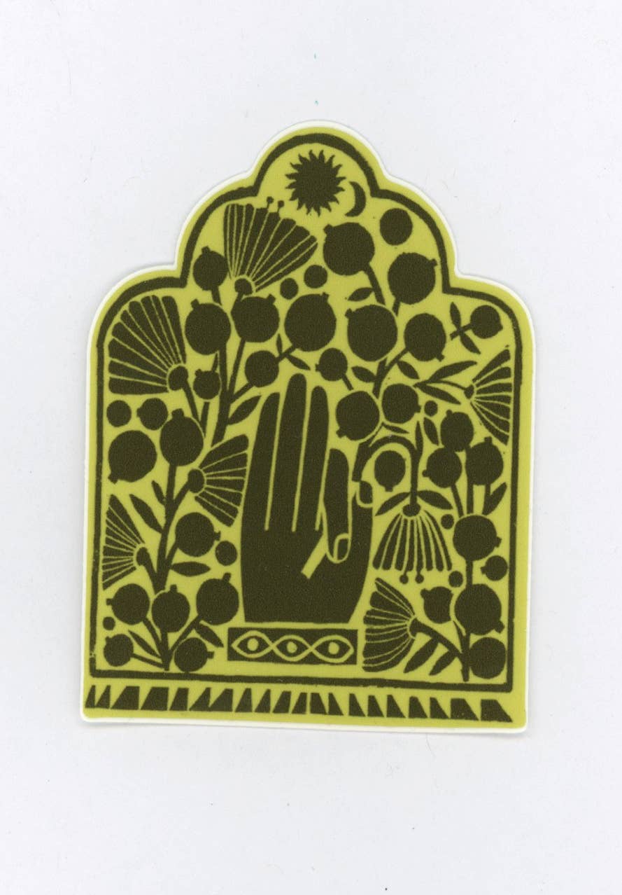 Sacred Hand Sticker