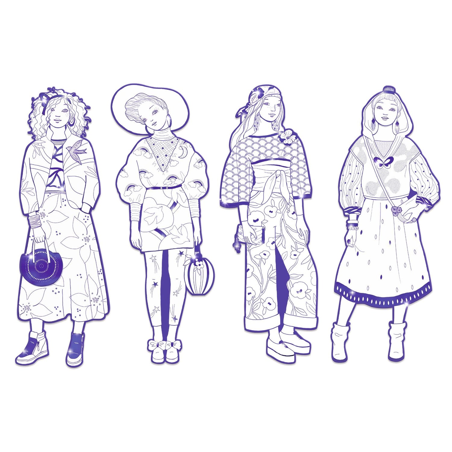 Zaho &amp; Friends Coloring Demoiselle