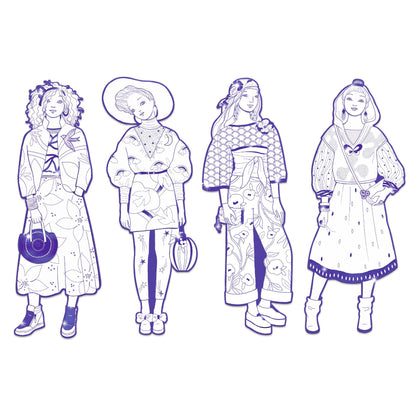 Zaho &amp; Friends Coloring Demoiselle