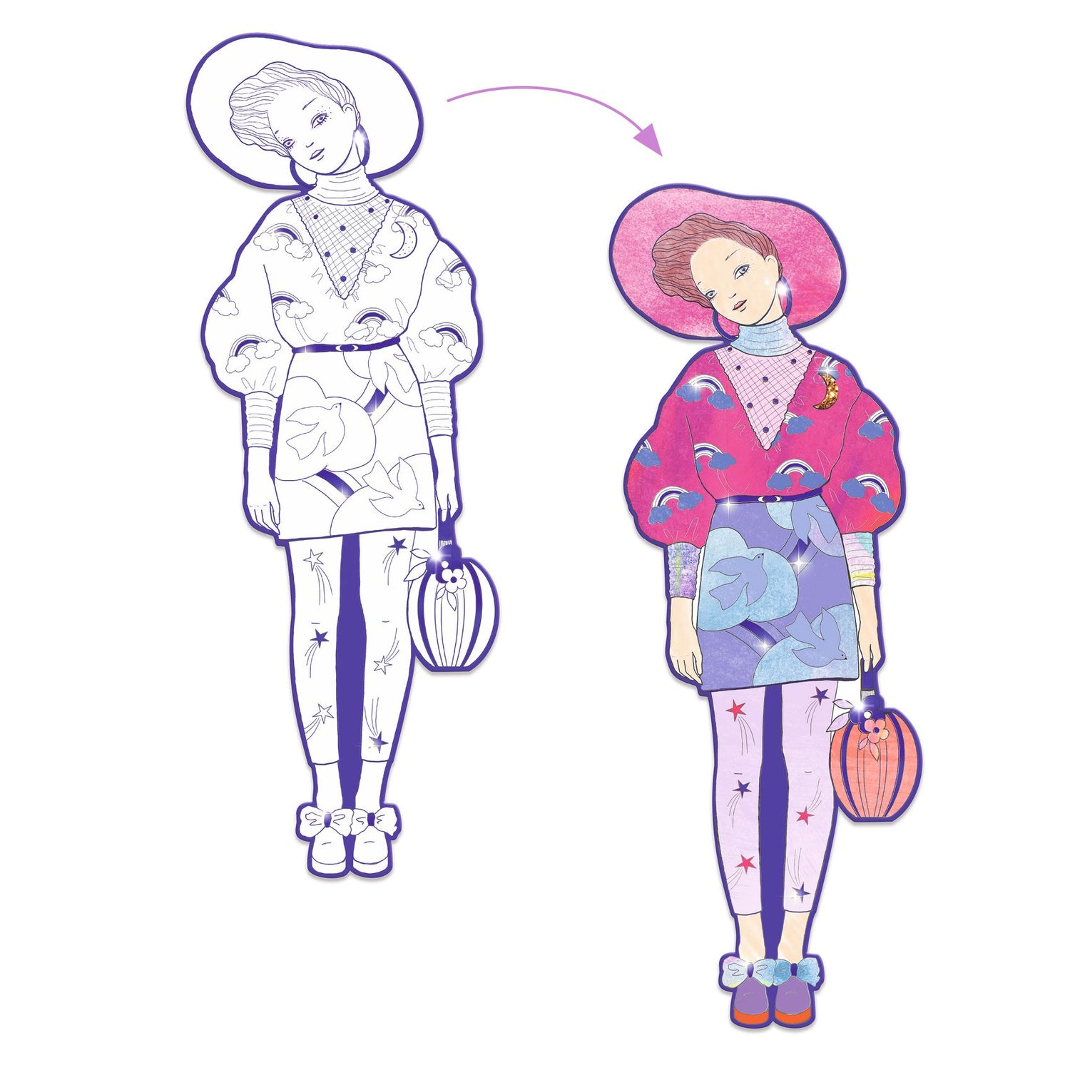 Zaho &amp; Friends Coloring Demoiselle