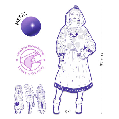 Zaho &amp; Friends Coloring Demoiselle