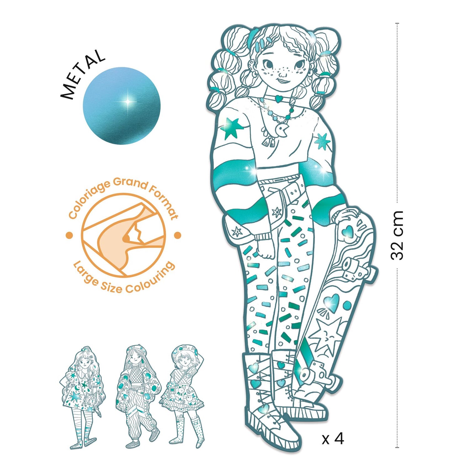 Angèle &amp; Friends Coloring Demoiselle