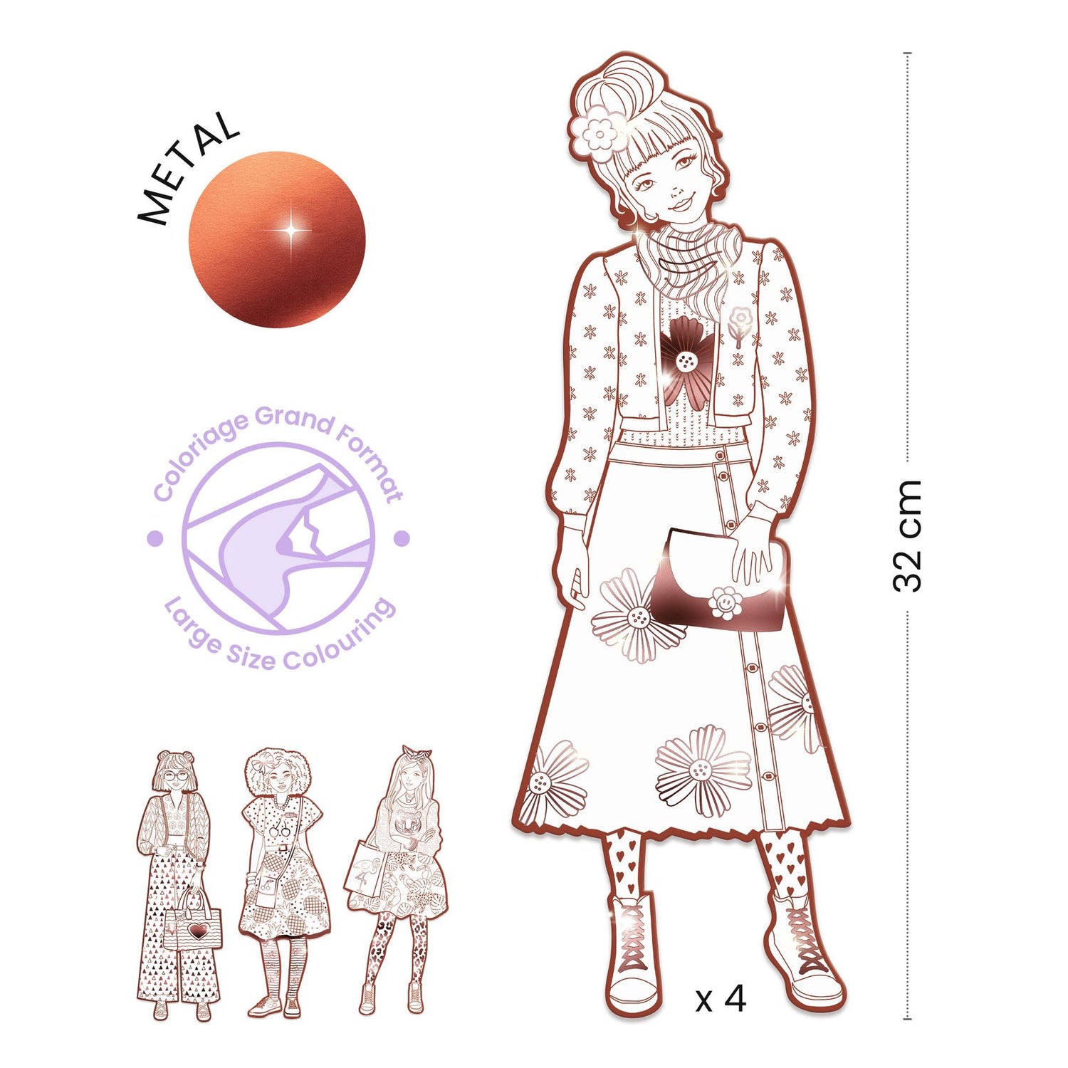 Nina &amp; Friends Coloring Demoiselle