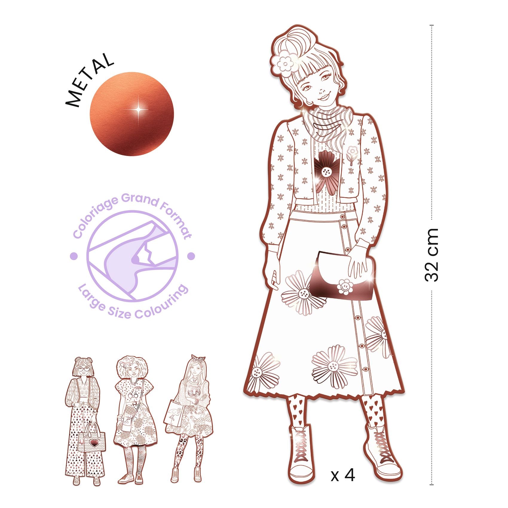 Nina &amp; Friends Coloring Demoiselle