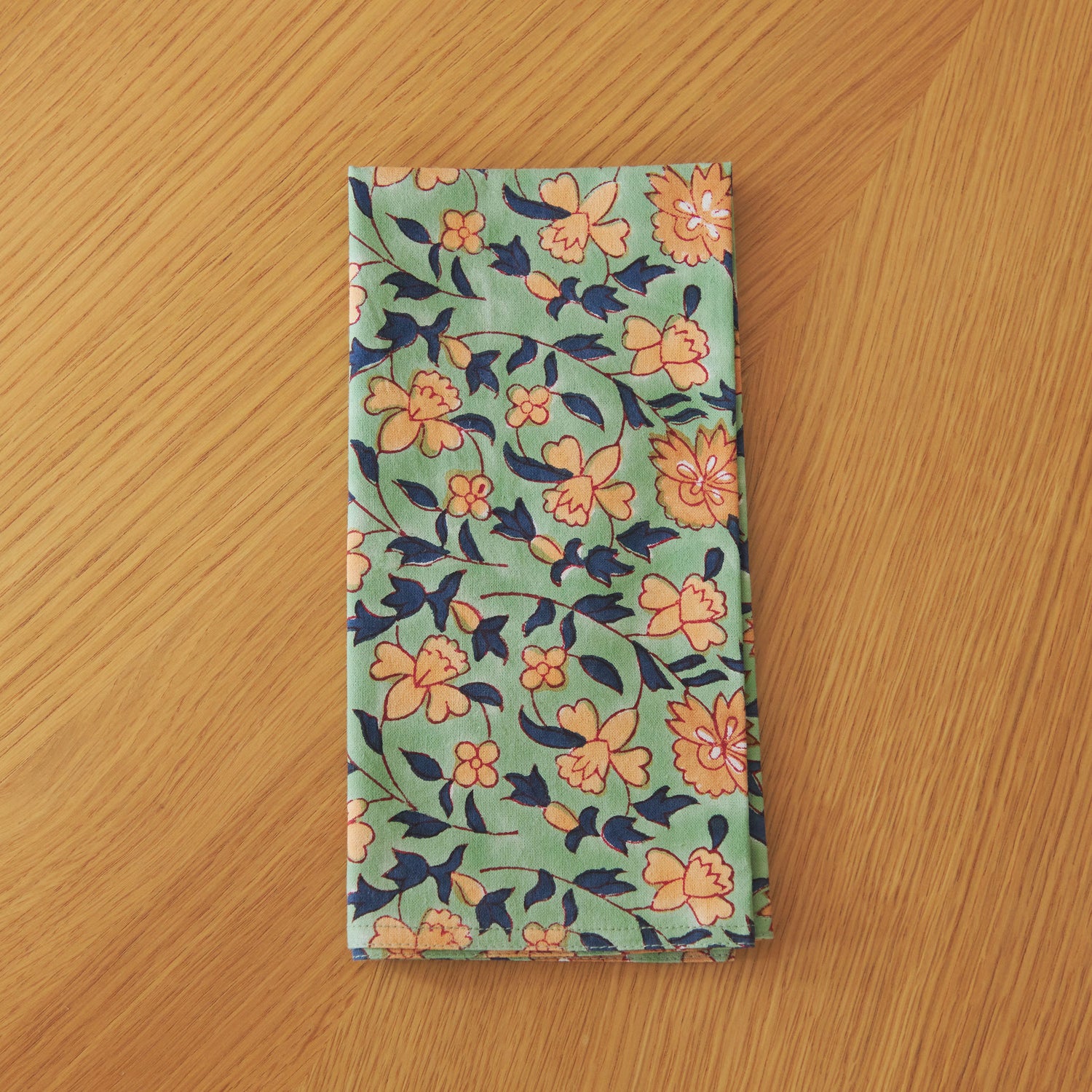 Noor Block-Printed Napkin (Sage)