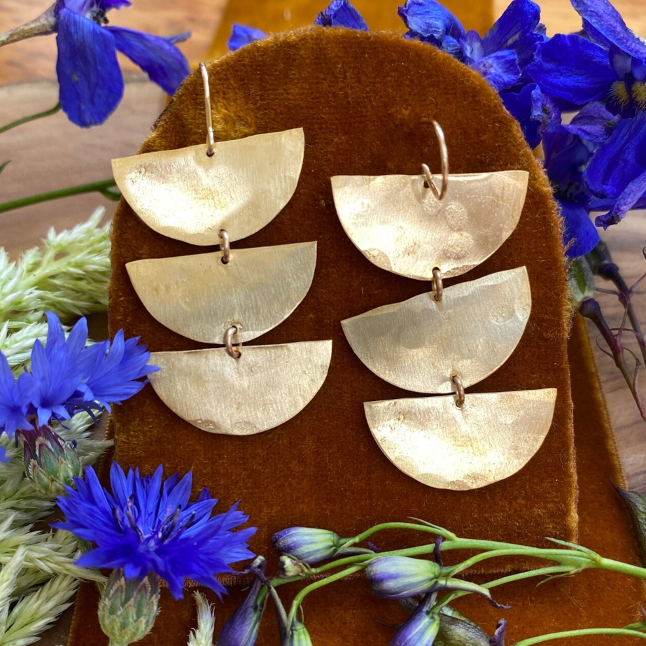 Three Drop Earrings