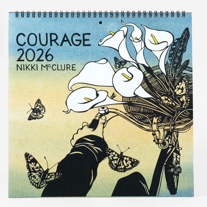 Nikki McClure Courage 2026 Wall Calendar