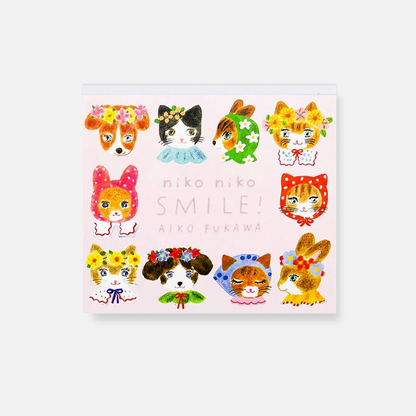 Niko Niko Smile Block Memo Pad