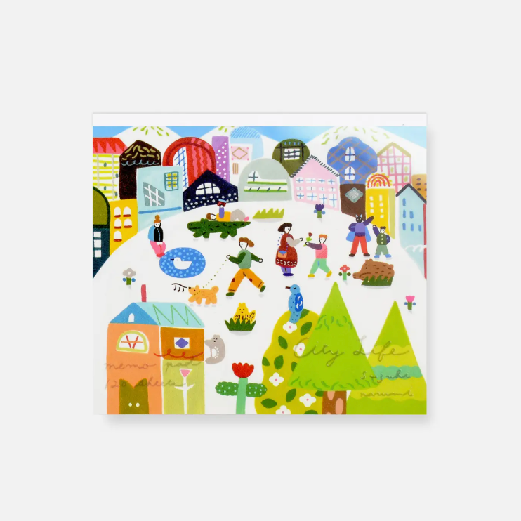 City Life Block Memo Pad