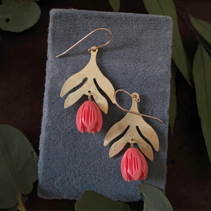 Folk Tulip Earrings