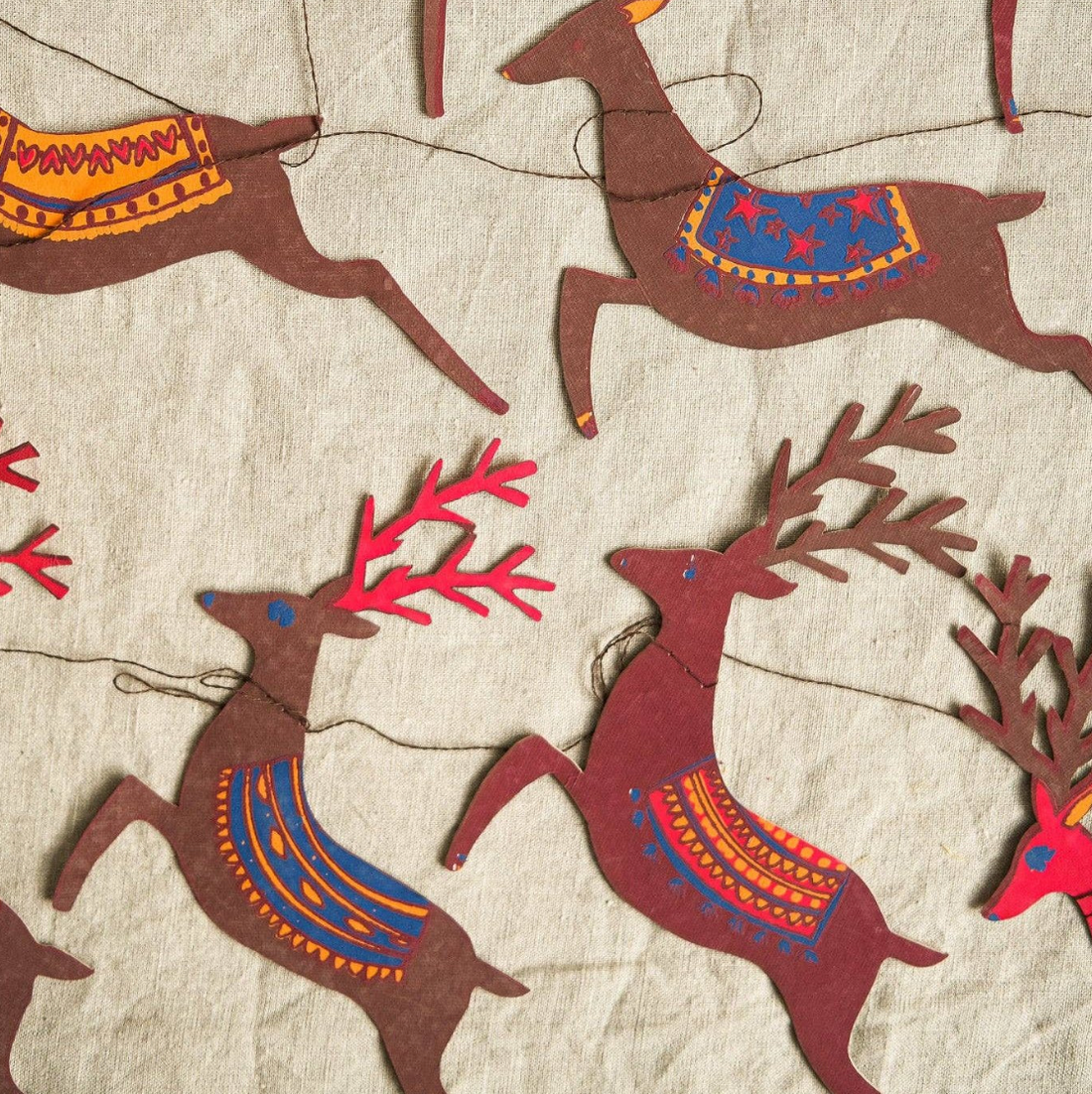 Reindeer Garland