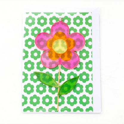 Flower Ornament Greeting Card
