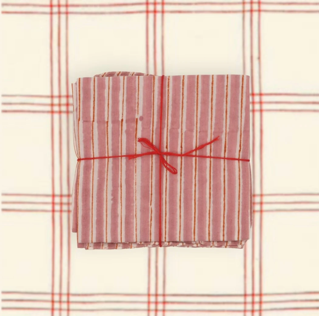 Iris Powder Napkin Set