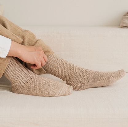 Wool Cotton Boots Socks