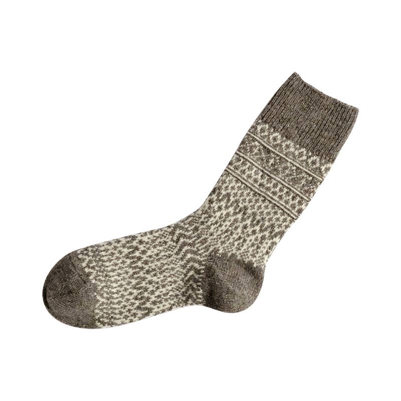 Wool Jacquard Socks