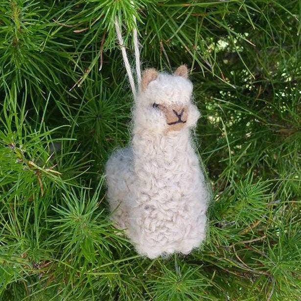 Baby Alpaca Ornaments