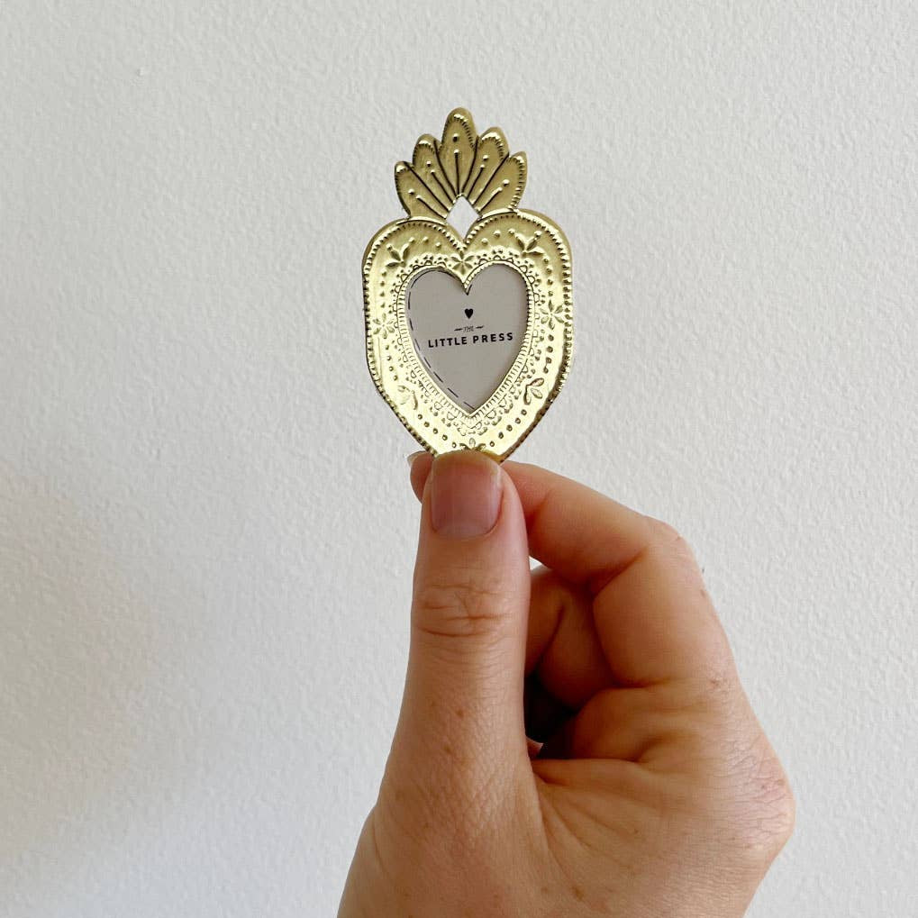 Mini Gold Heart Frame