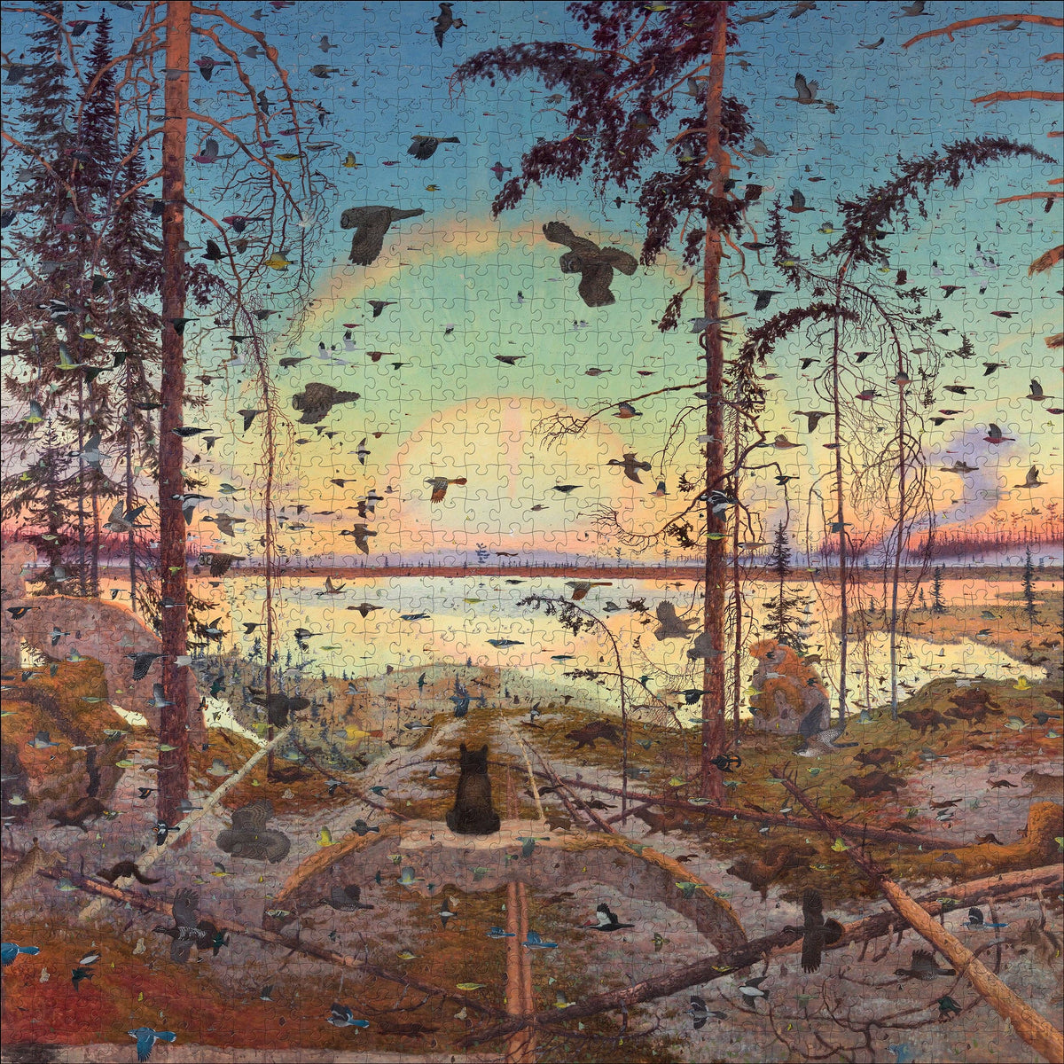 Tom Uttech: Enassamishhinjijweian 1000-piece Jigsaw Puzzle
