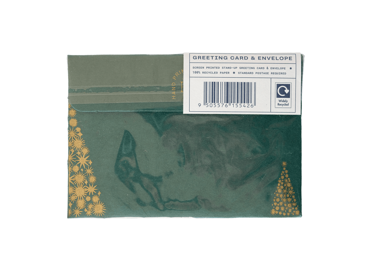 STAR TREE GREETING CARD