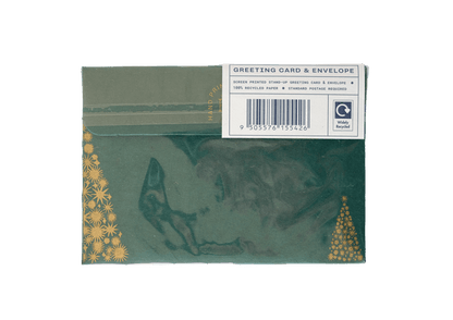 STAR TREE GREETING CARD