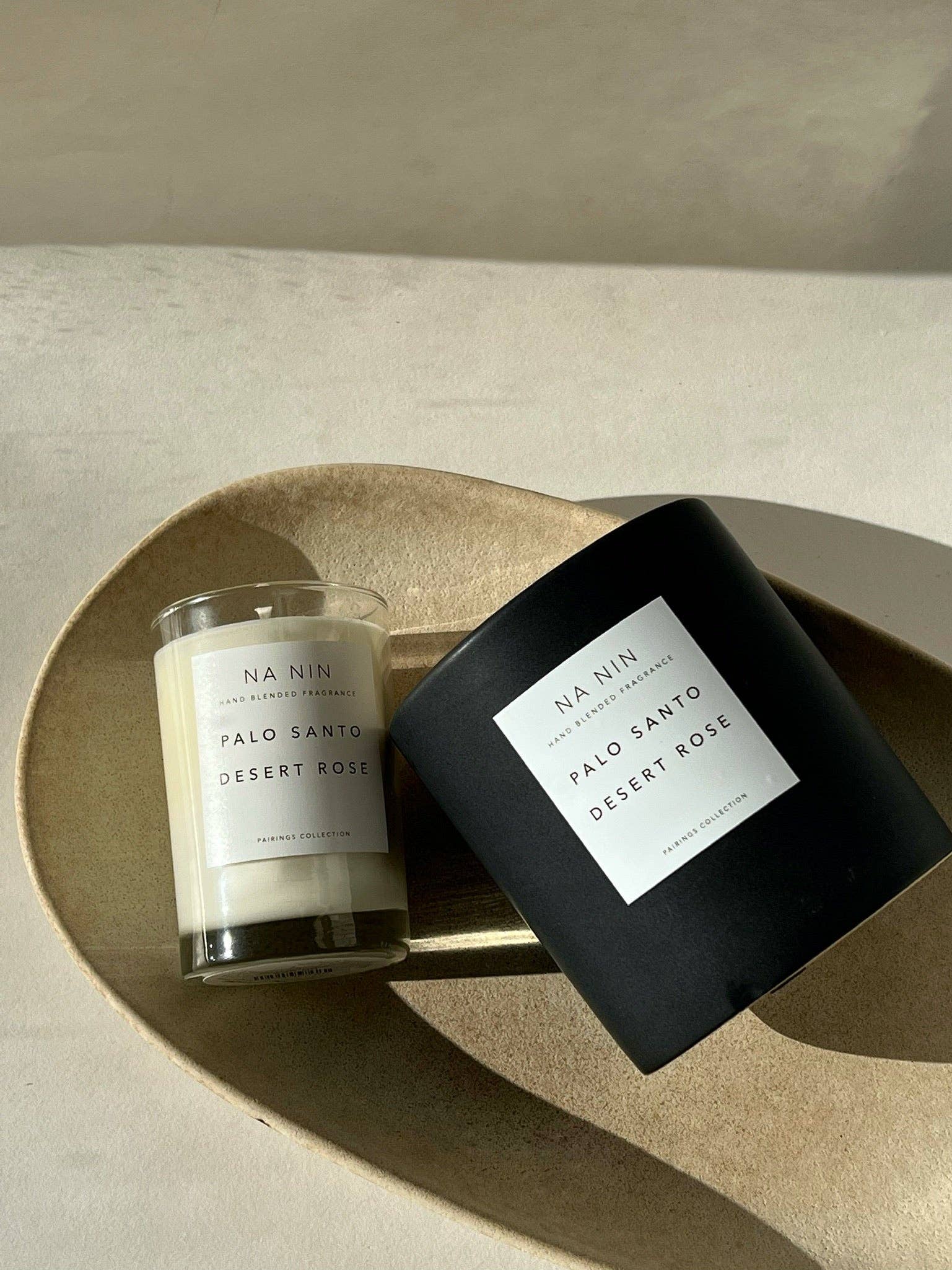 Palo Santo &amp; Desert Rose Candle / Available in Multiple Sizes