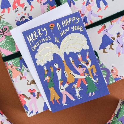 Merry Christmas Celebration Greeting Card