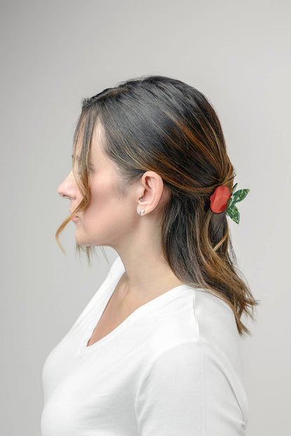 Red Pomegranate Hair Claw