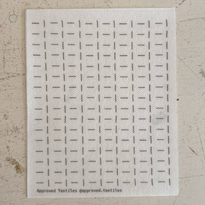 Visual Mending Embellishment Transfer- Vertical Dashes
