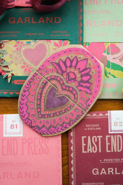 Heart Of Feathers Greeting Card