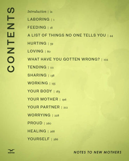 Notes to New Mothers