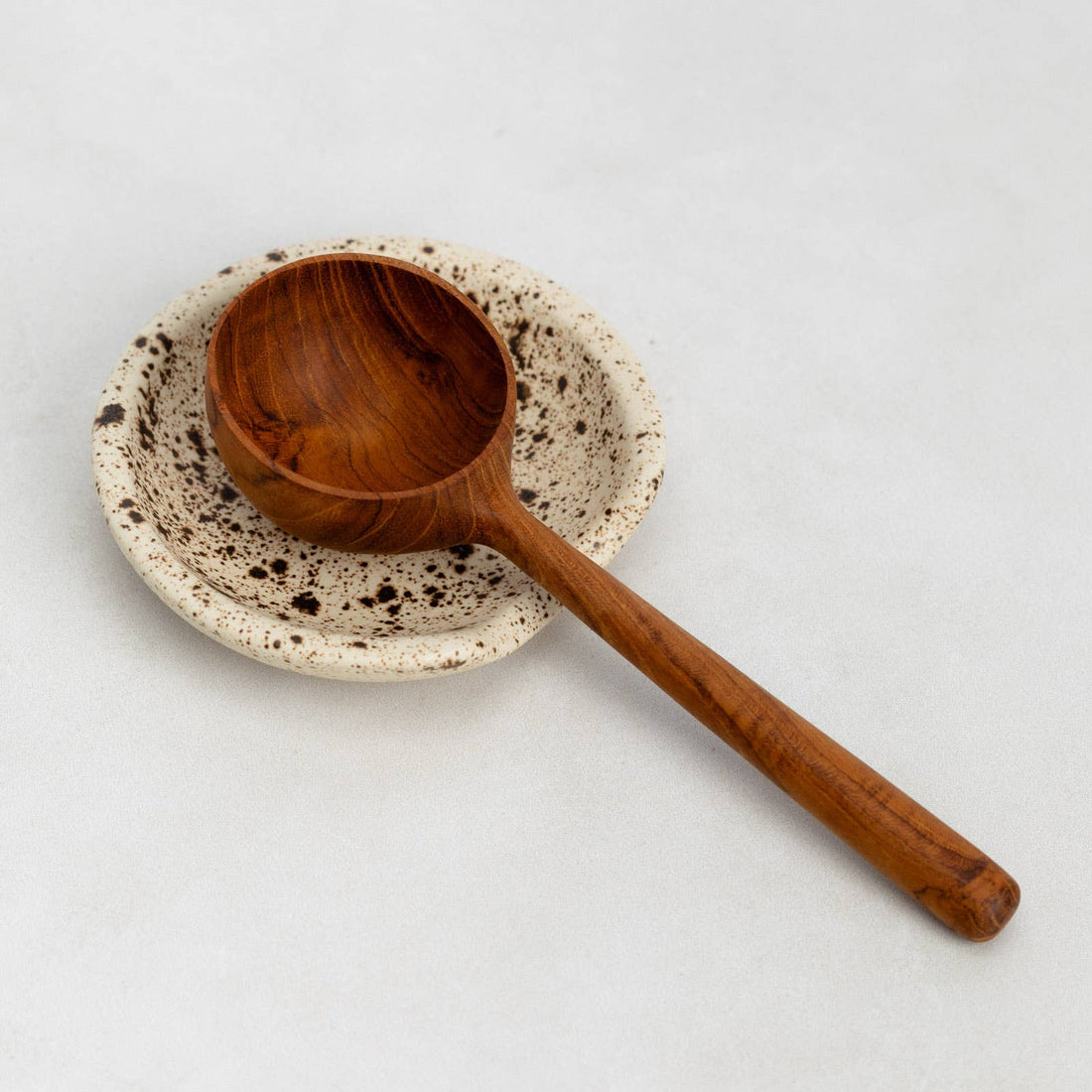 Ceramic Spoon Rest: Speckled Birch