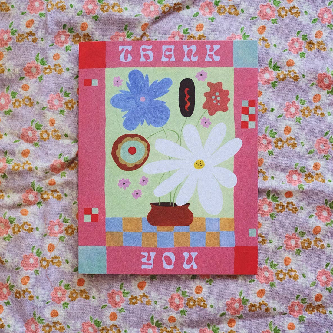 Thank You Blooms Card Set of 8