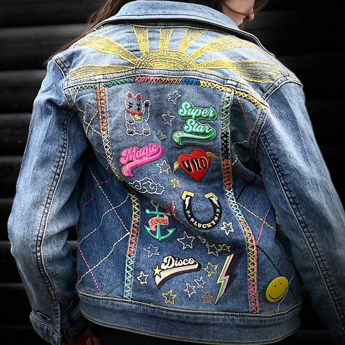 Rainbow Iron-On Embroidered Patch