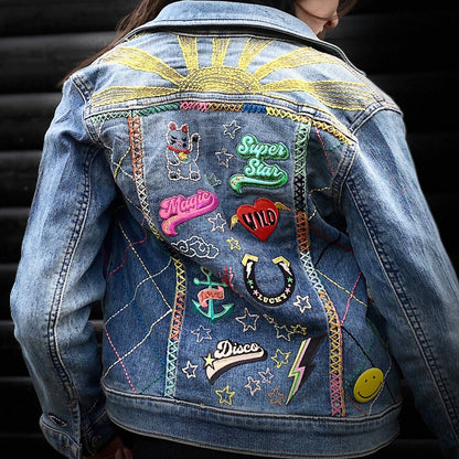 Rainbow Iron-On Embroidered Patch